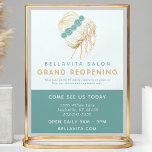 Salon Blauwgroen Gold Floral Updo Logo Covid ReOpe Flyer<br><div class="desc">Salon Blauwgroen Gold Floral Updo Logo Covid Reopening Flyer. "Met de nieuwe Covid 19 veiligheidsmaatregelen die zijn ingesteld om onze klanten en werknemers veilig te houden." Pas dit douaneontwerp met uw eigen tekst,  logo,  en bedrijfsdetails aan.</div>