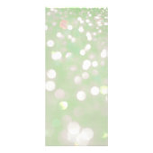 salon bokeh pastel glans prijslijst reclamekaart (Achterkant)