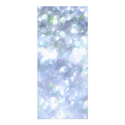 salon bokeh pastel sparkle list reclamekaart (Achterkant)