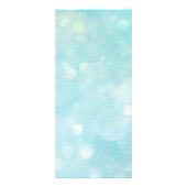 salon bokeh pastel sparkle list reclamekaart (Achterkant)