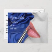 Salon Briefkaart, Sjabloon Briefkaart (Voorkant / Achterkant)