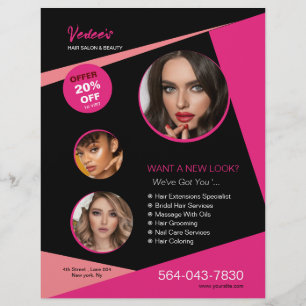 Salon Business Custom Flyer