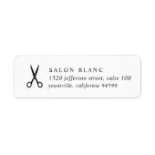 Salon Business Promotional Etiket (Voorkant)