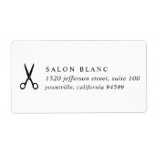 Salon Business Promotional Etiket (Voorkant)