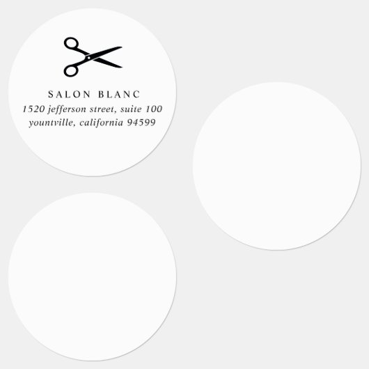 Salon Business Promotional Labels (Groep)