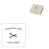 Salon Business Promotional Rubberstempel (Gestempeld)
