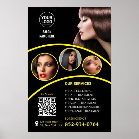 Salon Business Services Poster (Voorkant)