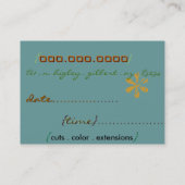 Salon Card Visitekaartje (Achterkant)