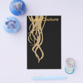 Salon Couture Flyer in zwart (Enkel)