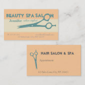 Salon Creative Scissors Afsprakenkaartje (Voorkant / Achterkant)
