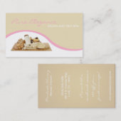 Salon Day Spa Massage Therapist Super Visitekaartj Visitekaartje (Voorkant / Achterkant)