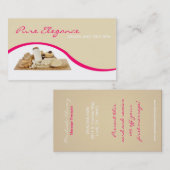 Salon Day Spa Massage Therapist Super Visitekaartj Visitekaartje (Voorkant / Achterkant)