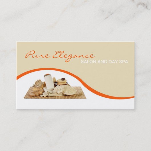 Salon Day Spa Massage Therapist Super Visitekaartj Visitekaartje (Voorkant)