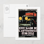 Salon de Automobile Briefkaart (Voorkant / Achterkant)