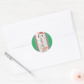 Salon de Kokeshi Ronde Sticker (Envelop)