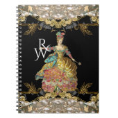 Salon de Liquid French Rococo Monogram Notitieboek (Voorkant)