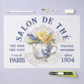 Salon de Thé Tearoom Franse ontkoppeling van vogel Tissuepapier (Craft)