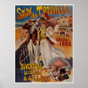 Salon de Touville  Frans reisposter Poster
