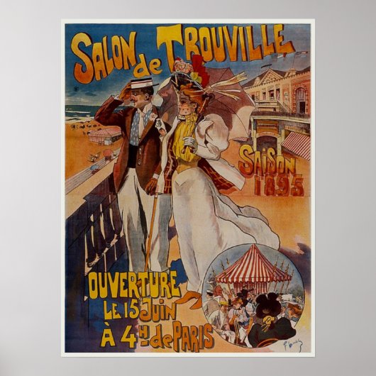 Salon de Touville  Frans reisposter Poster (Voorkant)