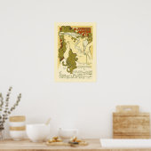 SALON DES CENT 20th Exhibition 1896 Alphonse Mucha Poster (Keuken)