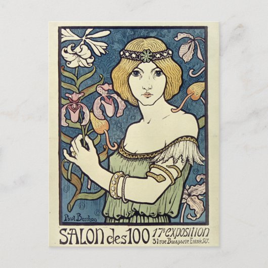 Salon Des Cent Briefkaart (Voorkant)