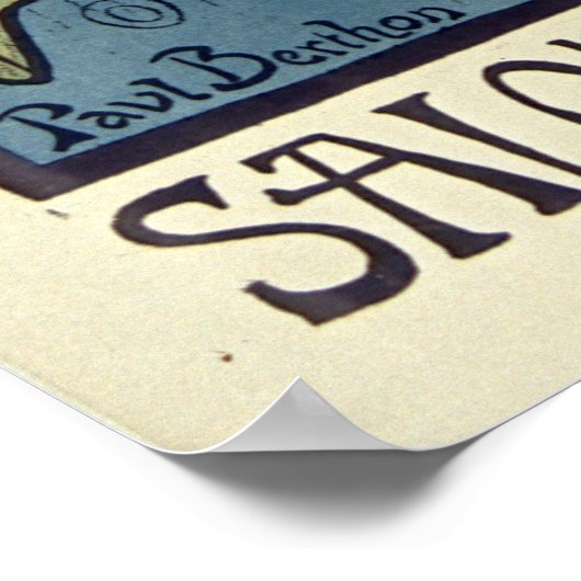 Salon Des Cent door Paul Berthon Poster (Hoek)