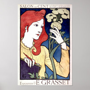Salon Des Cent E Grasset  Ad Poster