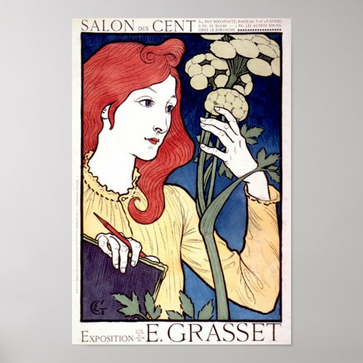 Salon Des Cent E Grasset  Ad Poster (Voorkant)