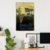 Salon Des Cent ~ Etudes de F. Gottlob Poster (Thuiskantoor)