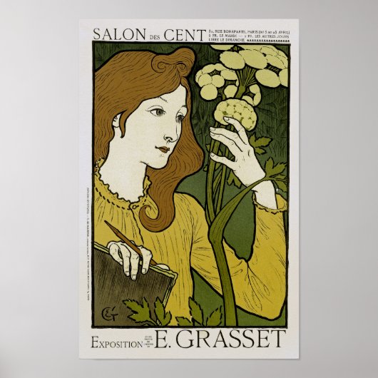 Salon des Cent ~ Exposition de E. Grasset Poster (Voorkant)