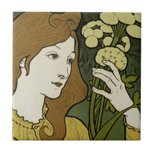 Salon des Cent ~ Exposition de E. Grasset Tegeltje