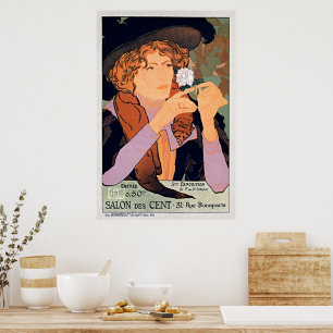 Salon des Cent Georges de Feure Art Nouveau Poster