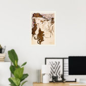 Salon des Cent Poster Alphonse Mucha (Thuiskantoor)