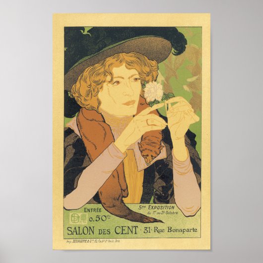 Salon Des Cents 31 Rue Bonaparte  French AD Poster (Voorkant)