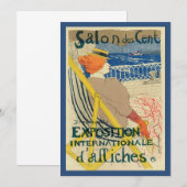 Salon des Cents by Toulouse Lautrec, Art Nouveau (Voorkant / Achterkant)