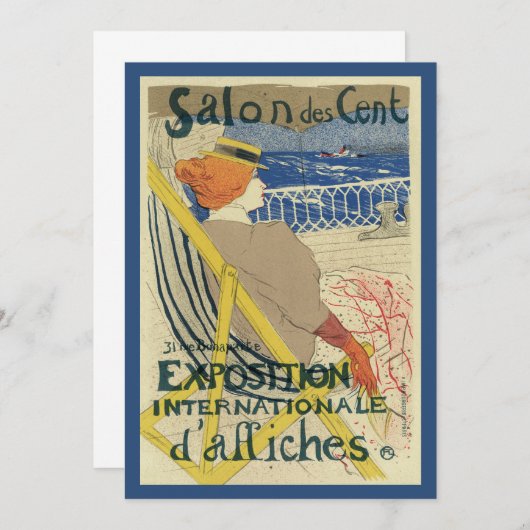 Salon des Cents by Toulouse Lautrec, Art Nouveau (Voorkant / Achterkant)