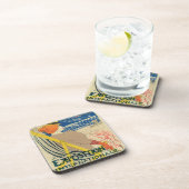 Salon des Cents by Toulouse Lautrec, Art Nouveau Bier Onderzetter (Rechterzijde)