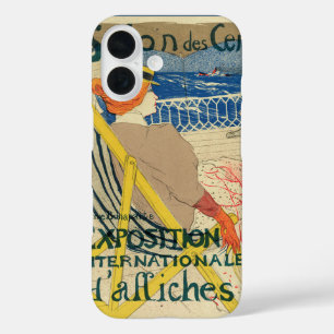 Salon des Cents by Toulouse Lautrec, Art Nouveau iPhone 16 Hoesje