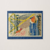 Salon des Cents by Toulouse Lautrec, Art Nouveau Legpuzzel (Horizontaal)