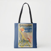 Salon des Cents by Toulouse Lautrec, Art Nouveau Tote Bag (Voorkant)