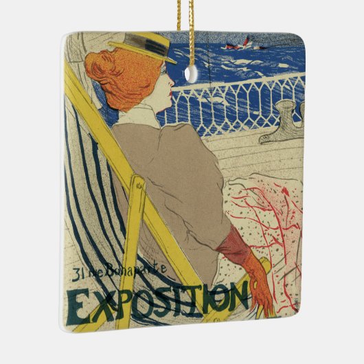 Salon des Cents van Toulouse Lautrec, Art Nouveau Keramisch Ornament (Rechts)