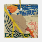 Salon des Cents van Toulouse Lautrec, Art Nouveau Keramisch Ornament (Voorkant)