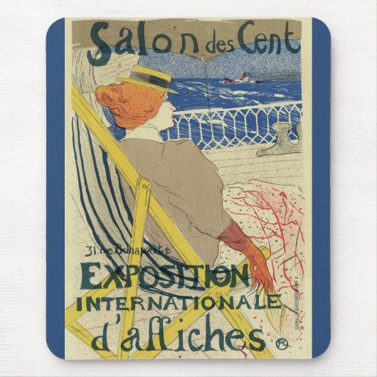 Salon des Cents van Toulouse Lautrec, Art Nouveau Muismat (Voorkant)