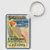 Salon des Cents van Toulouse Lautrec, Art Nouveau Sleutelhanger (Achterkant)