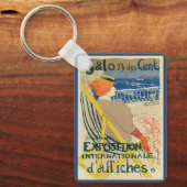 Salon des Cents van Toulouse Lautrec, Art Nouveau Sleutelhanger (Voorkant)