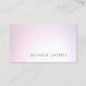 Salon Elegant Design Professional Gewoon Modern Visitekaartje (Voorkant)