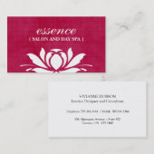 Salon en Day Spa-Visitekaartjes Visitekaartje (Voorkant / Achterkant)