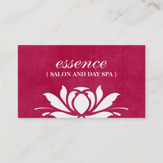 Salon en Day Spa-Visitekaartjes Visitekaartje (Voorkant)