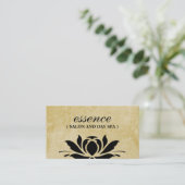 Salon en Day Spa-Visitekaartjes Visitekaartje (Staand voorkant)