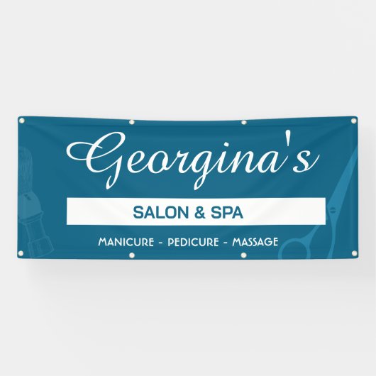 Salon En Spa Aangepaste Bewerking Banner (Horizontaal)